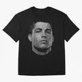 Cristiano Ronaldo Cristiano Ronaldo Halftone style Oversized T-Shirt Carry Match Day Hype around FIFA World Cup 2026, Messi, Neymar and Mbappe, Argentina, France and Brazil, Football History, Final Match Energy, Crowd Noise and Once in a Lifetime