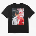 Cristiano Ronaldo , Manchester Star , Football Poster 2122 Star Oversized T-Shirt Upgrade Match Day Hype around FIFA World Cup 2026 USA Canada Mexico, Neymar, Haaland and Cristiano Ronaldo, Argentina, Worldwide Fan Energy, Dramatic Goals, Stadium
