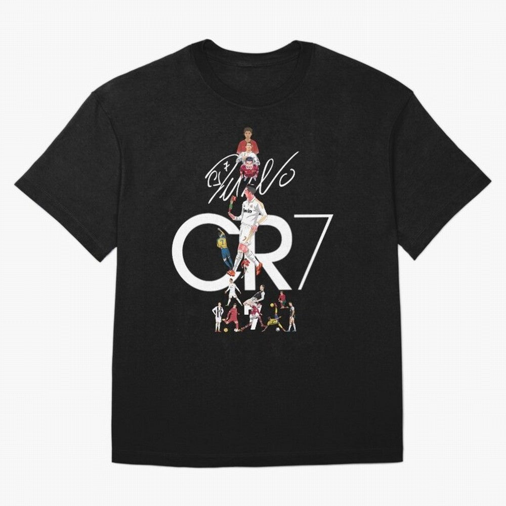 CR7 Oversized T-Shirt Relive the Noise and Pride of FIFA World Cup 2026 USA Canada Mexico Spirit, with England, France and Netherlands, Messi and Cristiano Ronaldo, Football Passion, Legendary Performances, Festival Vibes and Supporter Community;