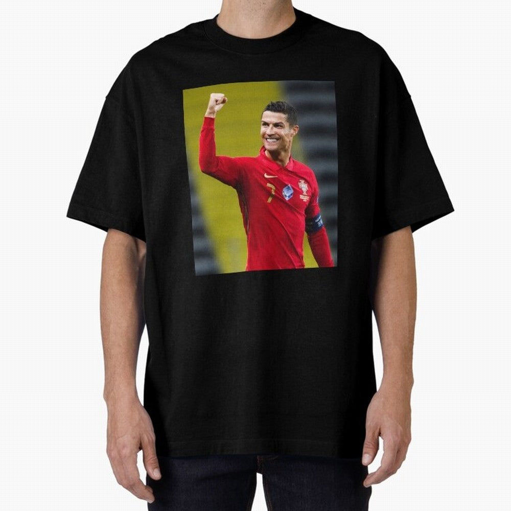 Cr7 | Cristiano Ronaldo | Portugal Oversized T-Shirt Join FIFA World Cup 2026 USA Canada Mexico Spirit, Driven by Germany, Messi, Neymar and Mbappe, Soccer Culture, Superstar Moments, National Team Dreams and Competitive Fire; Perfect for
