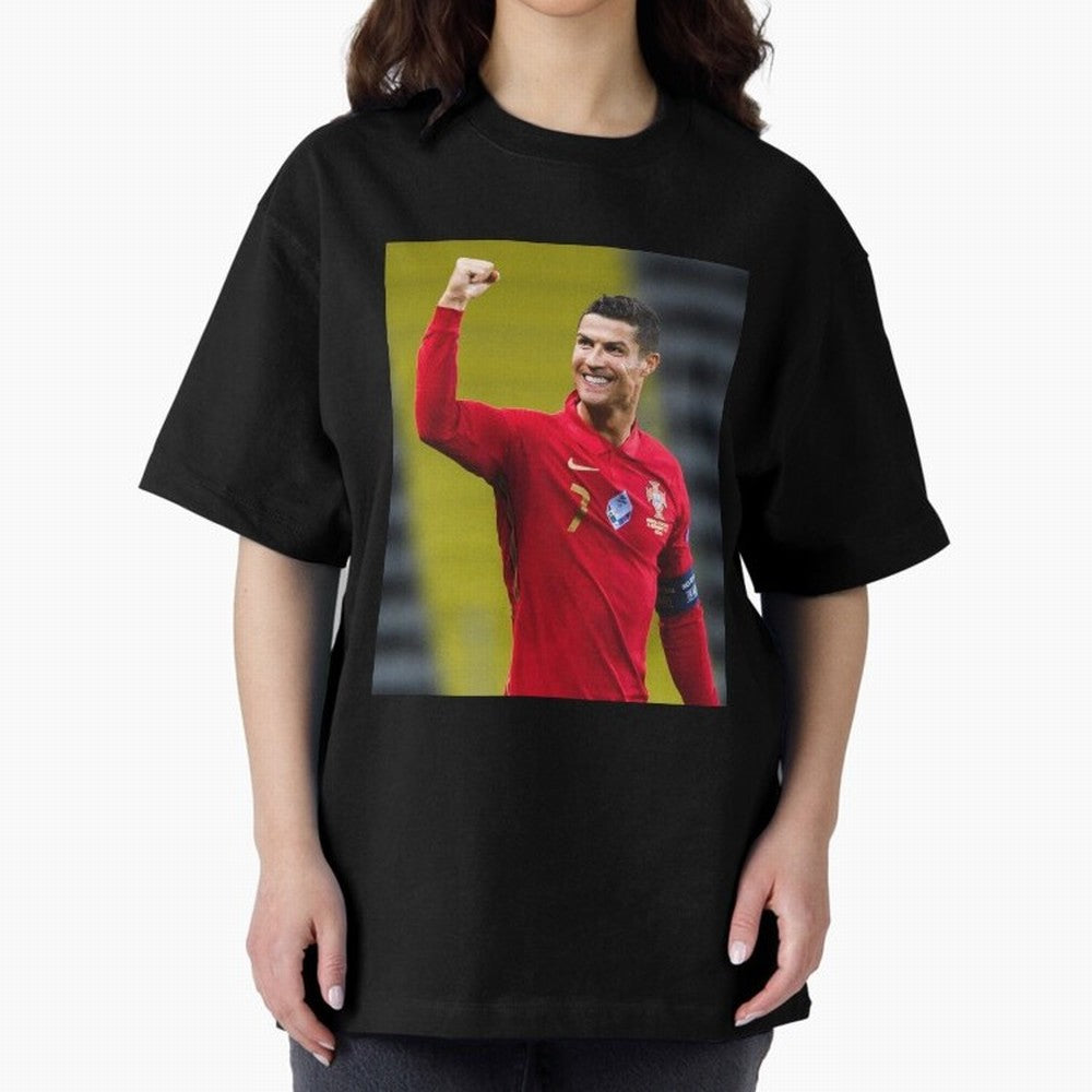 Cr7 | Cristiano Ronaldo | Portugal Oversized T-Shirt Join FIFA World Cup 2026 USA Canada Mexico Spirit, Driven by Germany, Messi, Neymar and Mbappe, Soccer Culture, Superstar Moments, National Team Dreams and Competitive Fire; Perfect for