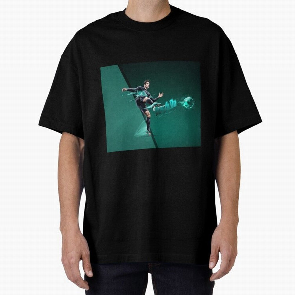 Cristiano Ronaldo #442 Oversized T-Shirt Celebrate Classic Football Spirit in Global Football Passion for FIFA World Cup 2026 Group Stage, Built around CR7 and Messi, France, Football Festival Excitement, Trophy Ambitions, Country Rivalries and