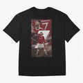 Cristiano Ronaldo Oversized T-Shirt Celebrate the Magic of the FIFA World Cup 2026 Journey through Cristiano Ronaldo Highlights, England and Germany Pride, Retro Football Energy, Iconic Rivalries, Trophy Chase Drama and Stadium Atmosphere; Ideal