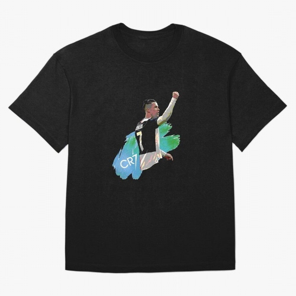 Cristiano Ronaldo Oversized T-Shirt Celebrate the Magic of FIFA World Cup 2026 Group Stage for Fans of Haaland and Mbappe and England and Germany, Bringing Football Festival Excitement, Trophy Ambitions, Country Rivalries and Star Player Buzz; Made