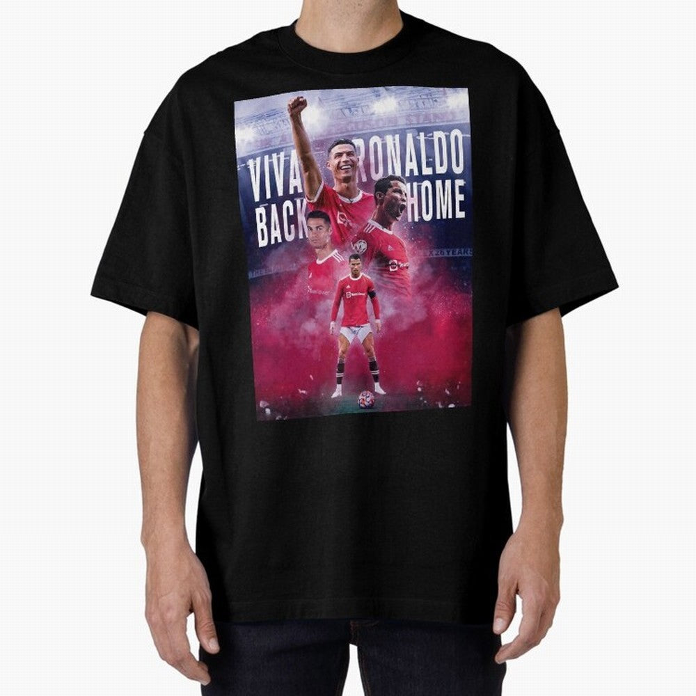 Cristiano Ronaldo Cr7 The Legend Of Manchester United , Ronaldo Gifts, Ronaldo Best Selling , Ronald Oversized T-Shirt Show Fan Pride Across FIFA World Cup 2026 for Fans of Cristiano Ronaldo, Haaland and CR7 and France, Bringing Champion Mindset,