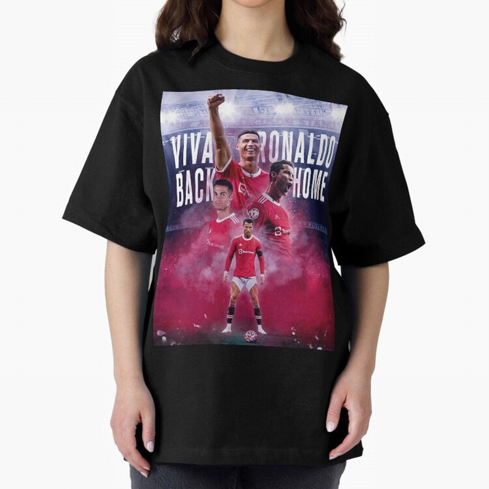Cristiano Ronaldo Cr7 The Legend Of Manchester United , Ronaldo Gifts, Ronaldo Best Selling , Ronald Oversized T-Shirt Show Fan Pride Across FIFA World Cup 2026 for Fans of Cristiano Ronaldo, Haaland and CR7 and France, Bringing Champion Mindset,
