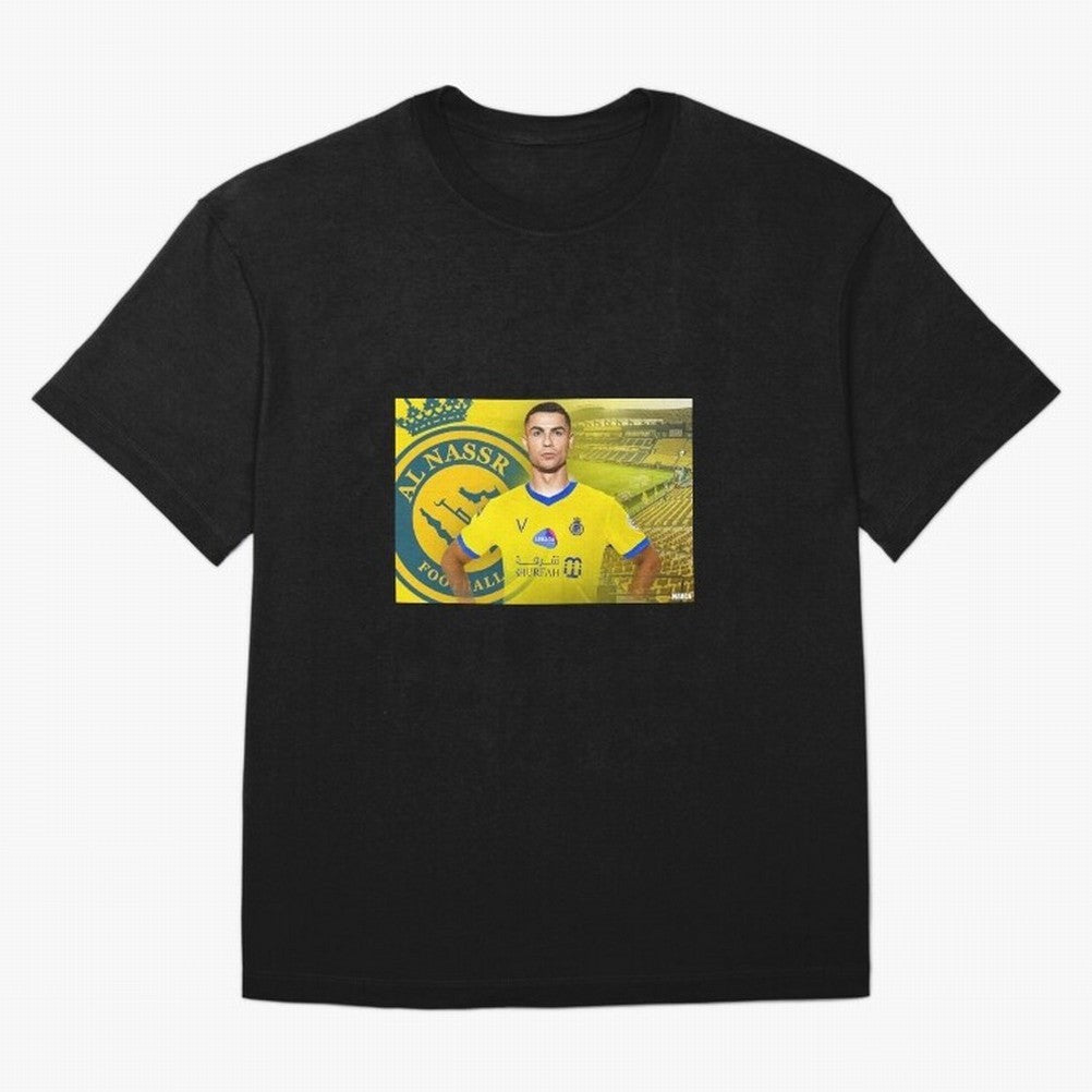 AL NASSR CRISTIANO RONALDO Oversized T-Shirt Bring World Football Passion into Match Day Hype around FIFA World Cup 2026, Mbappe and Neymar, Spain, Game Day Rituals, Football Legends, Country Pride and the Road to the Final; Made for Die Hard