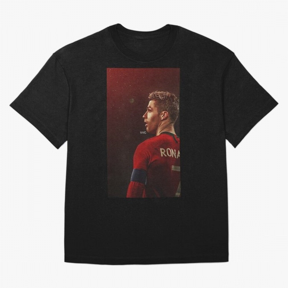 Art Ronaldo Wallpaper Oversized T-Shirt Carry the Colors and Pride of Match Day Hype around FIFA World Cup 2026, Neymar, Argentina and Brazil, Championship Spirit, Famous Goals, Roaring Crowds and International Football Unity; Made for Die Hard