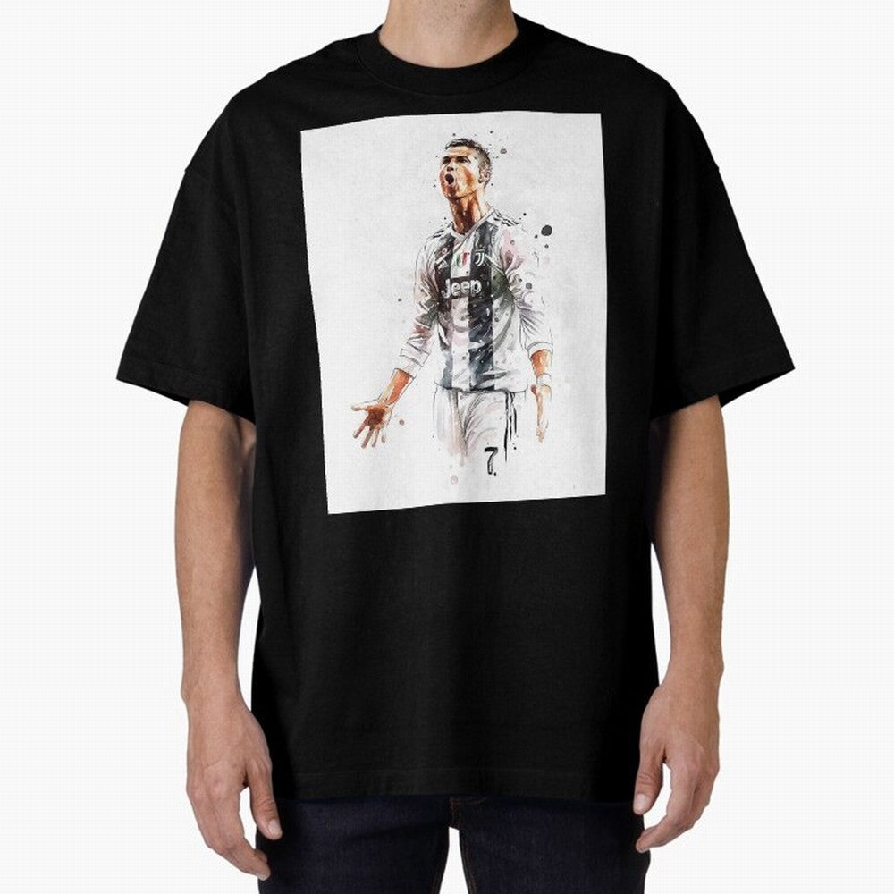 Cristiano Ronaldo Oversized T-Shirt Support the Legends of FIFA World Cup 2026 USA Canada Mexico Inspired by Messi, Neymar and Mbappe, Argentina, France and Brazil Energy, Football History, Final Match Energy, Crowd Noise and Once in a Lifetime