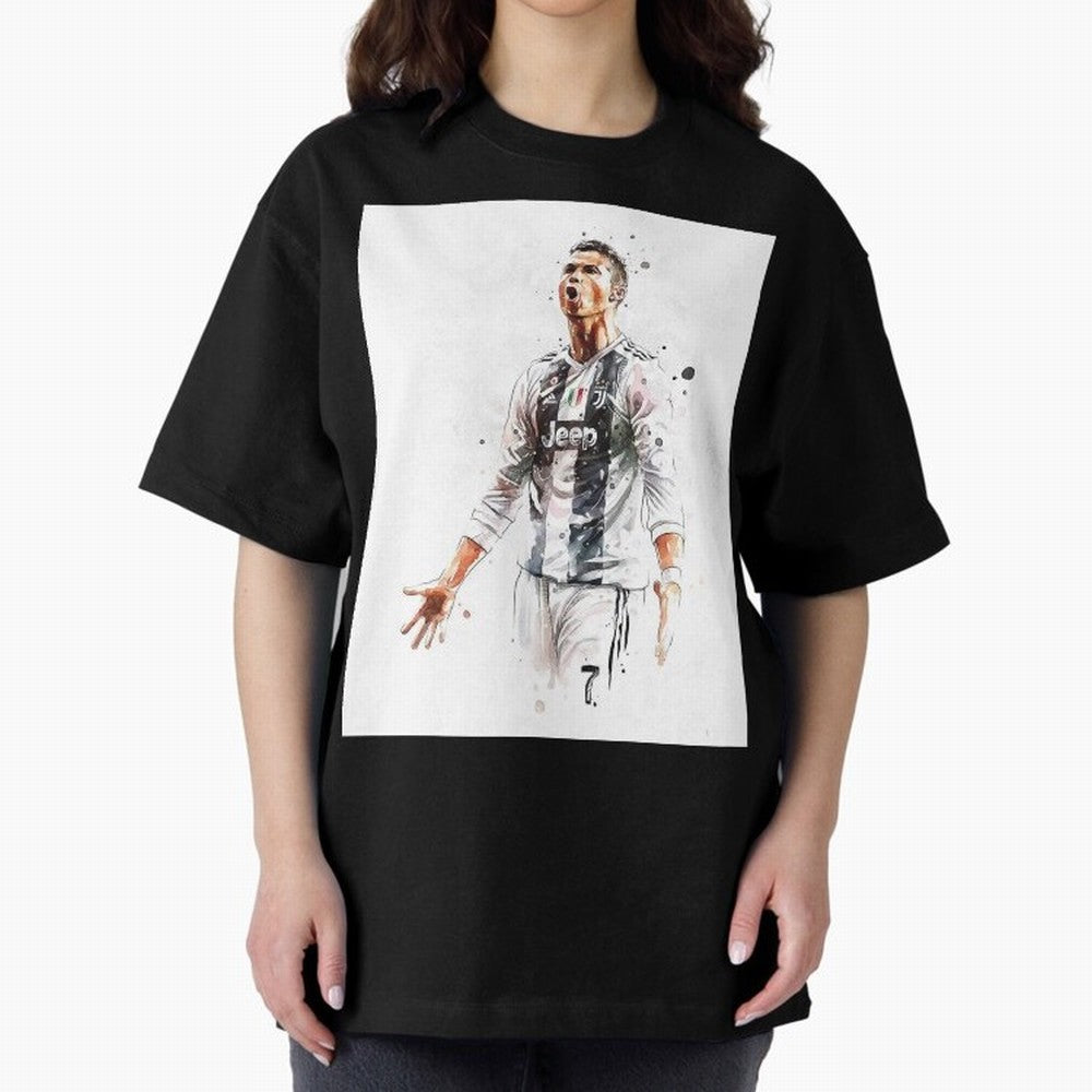 Cristiano Ronaldo Oversized T-Shirt Support the Legends of FIFA World Cup 2026 USA Canada Mexico Inspired by Messi, Neymar and Mbappe, Argentina, France and Brazil Energy, Football History, Final Match Energy, Crowd Noise and Once in a Lifetime