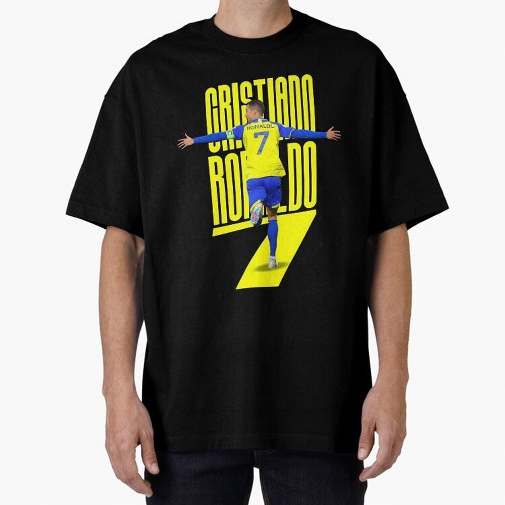 cristiano ronaldo 7 Oversized T-Shirt Bring Global Tournament Vibes to FIFA World Cup 2026 for Fans of Messi and Portugal, Bringing Classic Soccer Heritage, Championship Pressure, Fan Loyalty and International Pride; Perfect for Supporters Who Want
