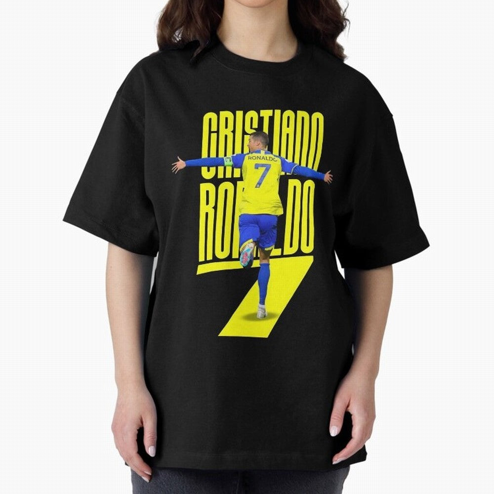 cristiano ronaldo 7 Oversized T-Shirt Bring Global Tournament Vibes to FIFA World Cup 2026 for Fans of Messi and Portugal, Bringing Classic Soccer Heritage, Championship Pressure, Fan Loyalty and International Pride; Perfect for Supporters Who Want