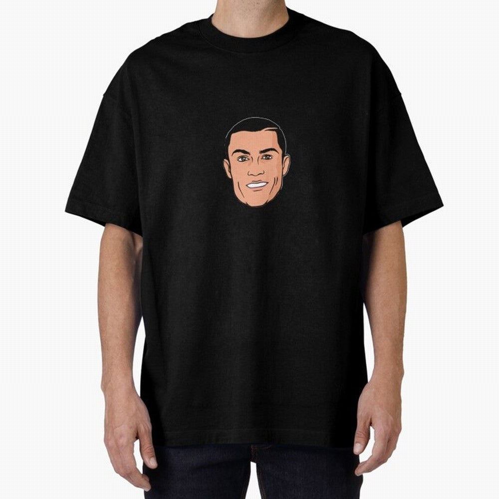 CR7 , Cristiano Ronaldo fan-art Oversized T-Shirt Back the Journey through Match Day Hype around FIFA World Cup 2026 USA Canada Mexico, Messi and Cristiano Ronaldo, Netherlands, Sports Nostalgia, International Competition, Famous Players and