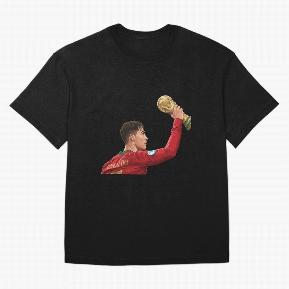 Cristiano Ronaldo Oversized T-Shirt Honor the Beautiful Game during FIFA World Cup 2026 Group Stage Spirit, Built around Argentina, Haaland, Supporter Pride, Iconic Celebrations, Legendary Names and Global Match Day Energy; Great for Supporters Who