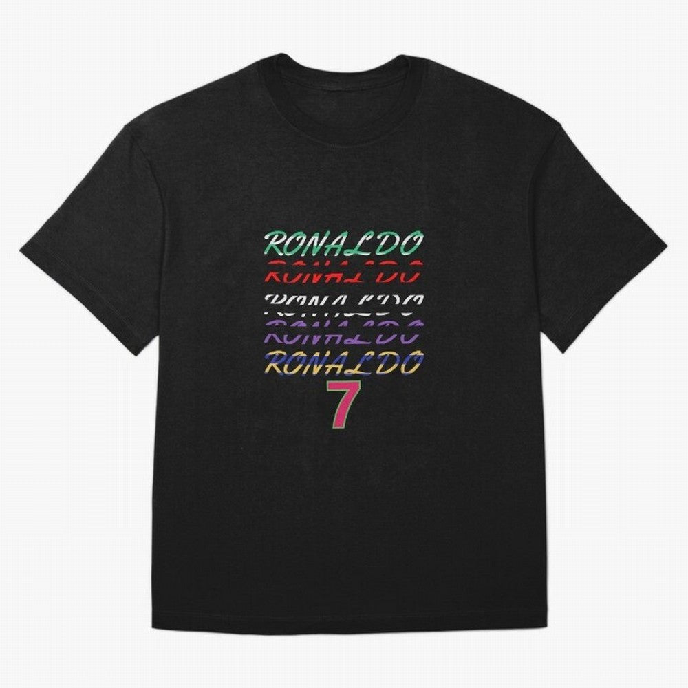WITH CR7 RONALDO - ALL CAREER Oversized T-Shirt Celebrate the Stars of FIFA World Cup 2026 Group Stage Spirit, Made for Spain, CR7 and Messi, Goal Celebration Energy, Supporter Heritage, Football Icons and Worldwide Tournament Joy; Great for