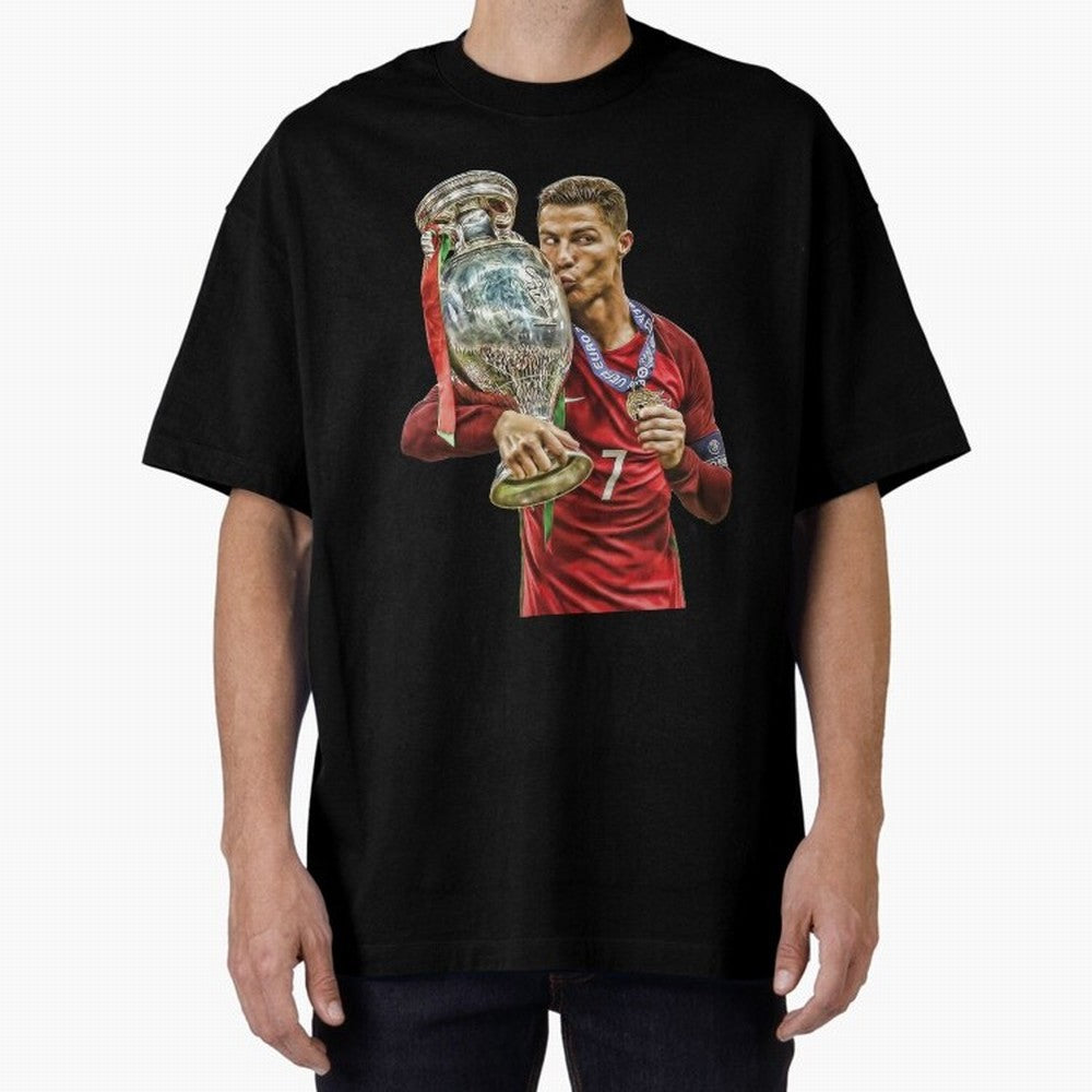 Ronaldo The Lagend Oversized T-Shirt Celebrate the Biggest Stage of FIFA World Cup 2026 Inspired by Messi, Argentina, France and Brazil Energy, Worldwide Fan Energy, Dramatic Goals, Stadium Lights and Championship Celebrations; Perfect for