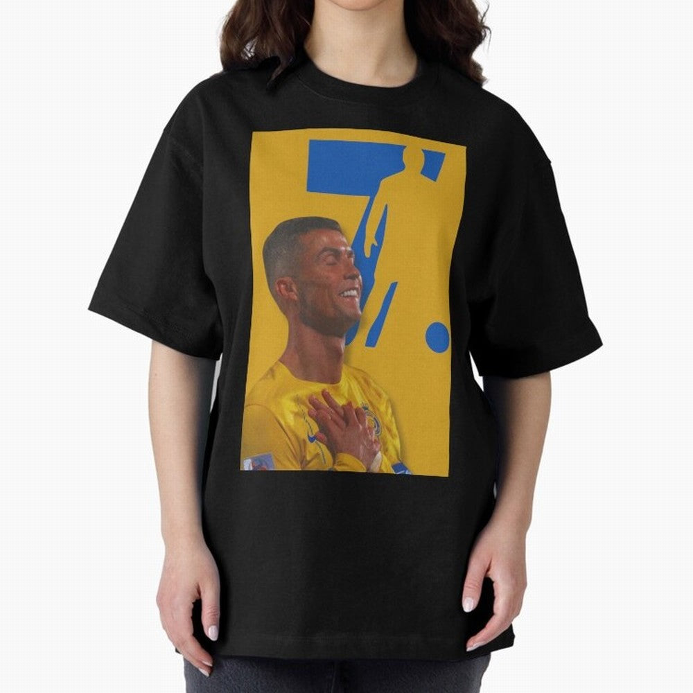 Cristiano ronaldo Oversized T-Shirt Join the Global Buzz around Global Football Passion for FIFA World Cup 2026 USA Canada Mexico, Made for CR7 and Messi, France, Fan Favorite Moments, National Team Passion, Big Match Drama and Soccer History;