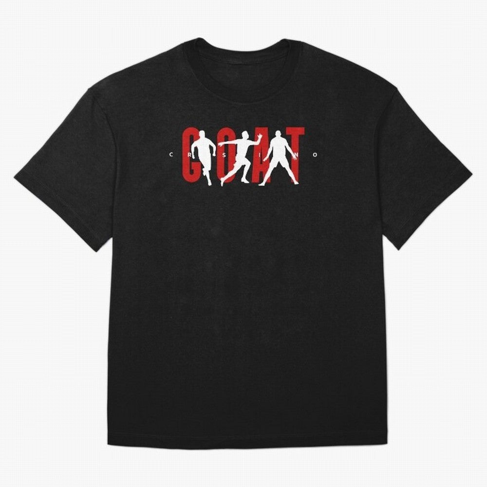 Cristiano Ronaldo Goat Oversized T-Shirt Celebrate Classic Football Spirit in FIFA World Cup 2026 USA Canada Mexico Built around CR7 and Messi, Germany Energy, Vintage Soccer Flavor, Modern Football Stars, National Flags and Final Night Emotion;