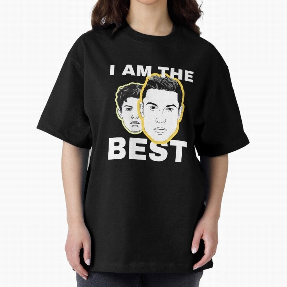 Cristiano Ronaldo - I Am The Best. Oversized T-Shirt Stand with the FIFA World Cup 2026 Journey through Messi and Cristiano Ronaldo Highlights, Germany Pride, Championship Spirit, Famous Goals, Roaring Crowds and International Football Unity; Built