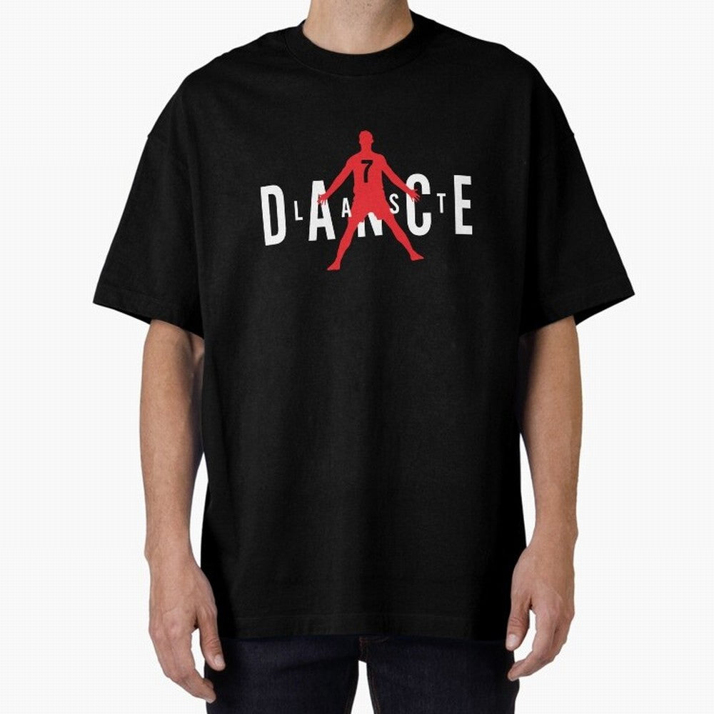 The Last Dance CR7 Oversized T-Shirt Capture Global Football Passion for FIFA World Cup 2026 USA Canada Mexico, Filled with Haaland and Mbappe, England, France and Netherlands, Championship Spirit, Famous Goals, Roaring Crowds and International