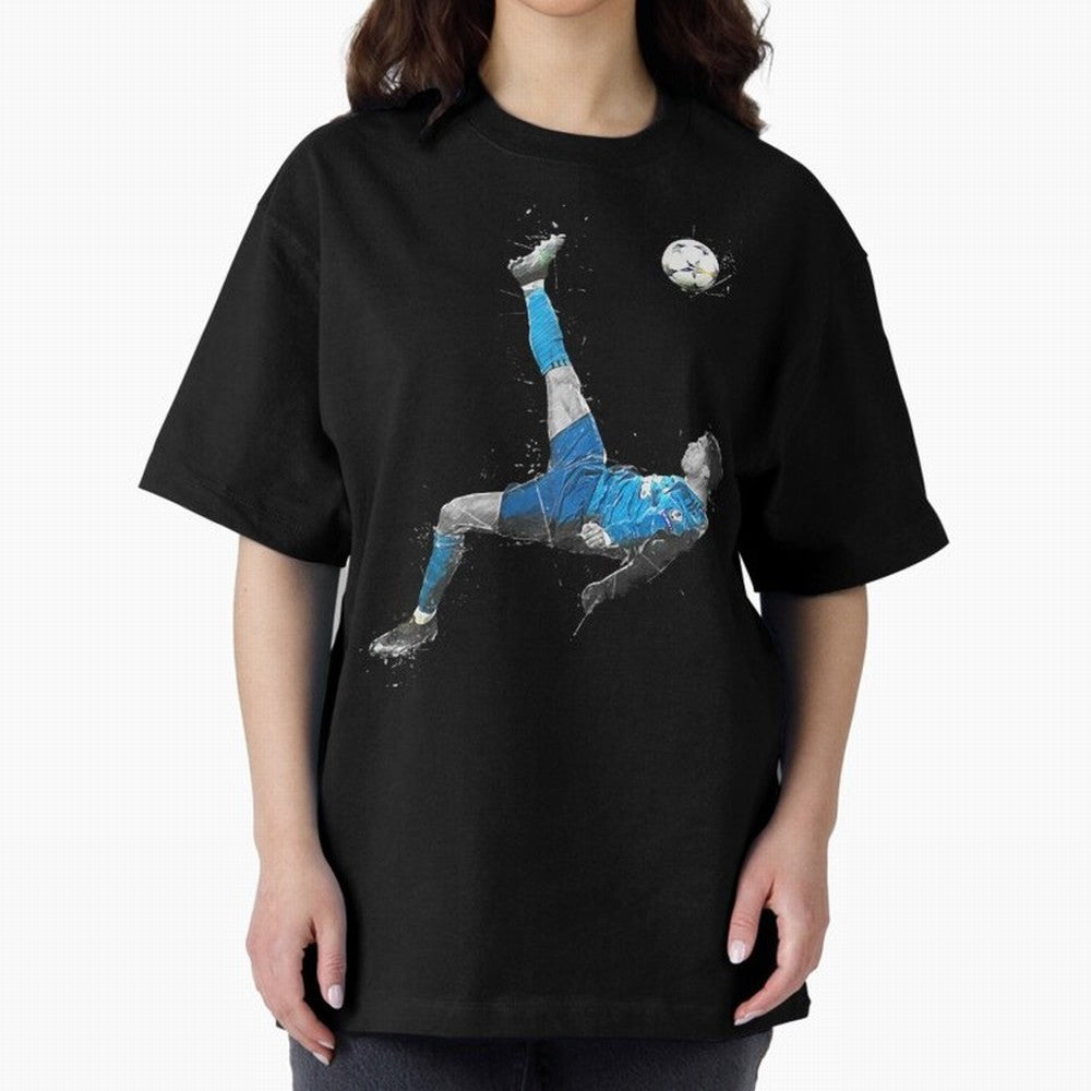 Cristiano Ronaldo Oversized T-Shirt Back the Journey through the FIFA World Cup 2026 Journey through Haaland Highlights, France and Portugal Pride, Football Festival Excitement, Trophy Ambitions, Country Rivalries and Star Player Buzz; Great for