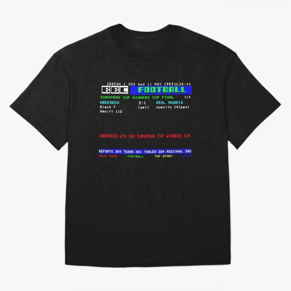 Aberdeen Cup Winners Cup Final 1983 CEEFAX Oversized T-Shirt Capture the FIFA World Cup 2026 Group Stage Journey through Haaland and Mbappe Highlights, Argentina and Brazil Pride, Worldwide Fan Energy, Dramatic Goals, Stadium Lights and