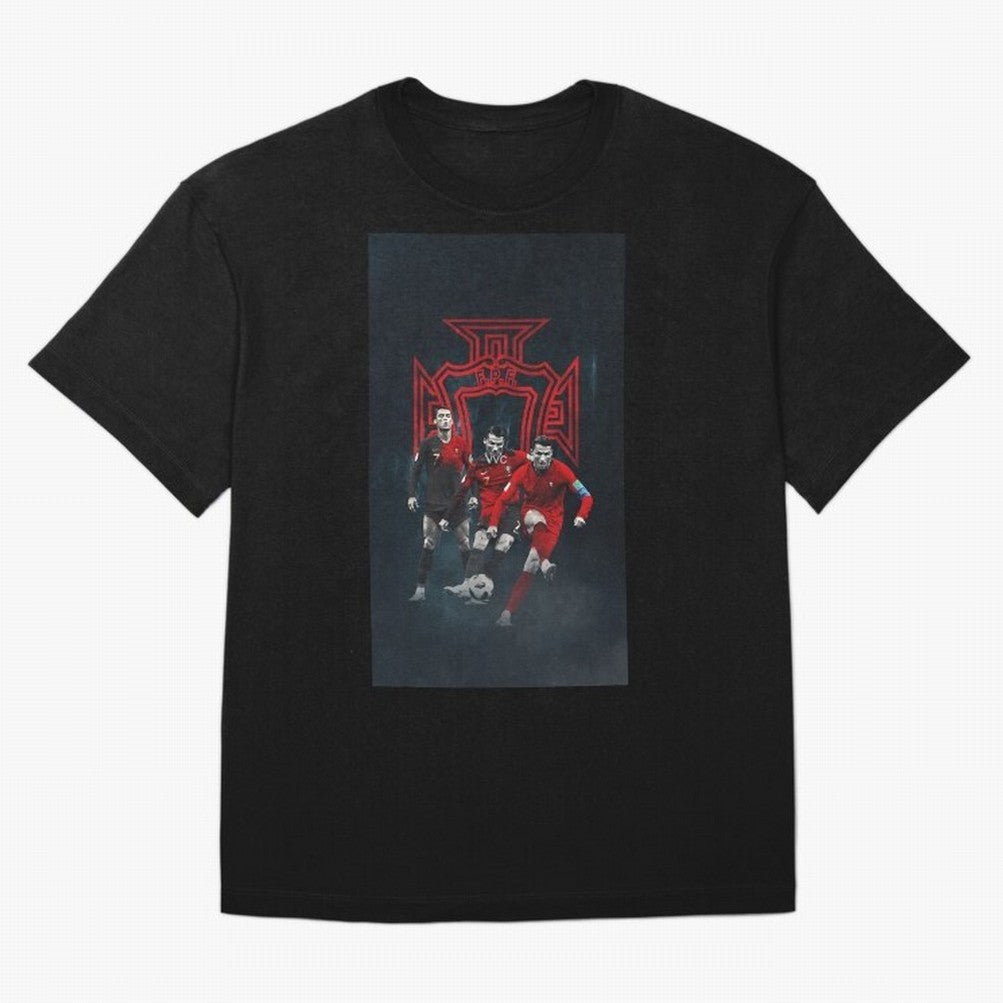 Art CR7 Wallpaper Oversized T-Shirt Keep Football History Alive during Global Football Passion for FIFA World Cup 2026 Group Stage, Built around Messi, CR7 and Mbappe, Argentina, France and Brazil, Global Supporter Spirit, Legendary Goals, National