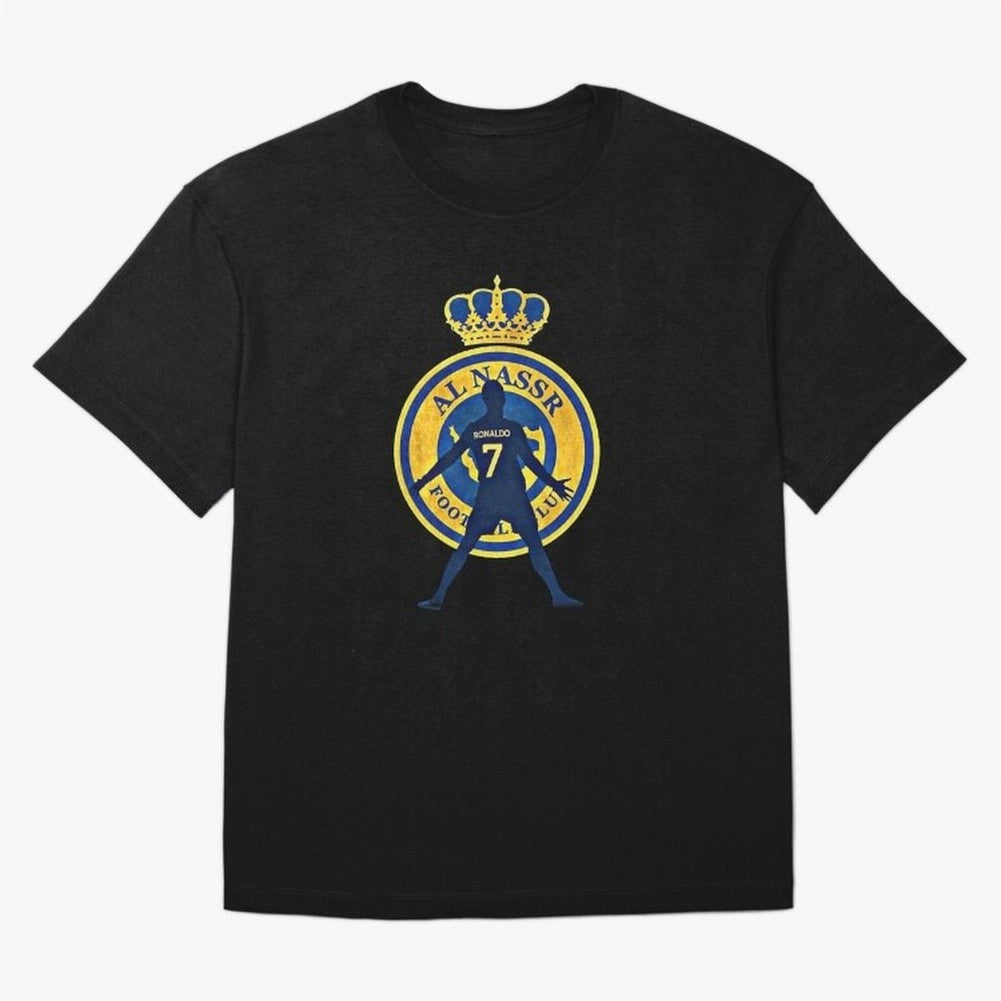 Cristiano Ronaldo T-shirt at Al-Nasr Saudi Club Oversized T-Shirt Follow Every Goal of FIFA World Cup 2026 USA Canada Mexico for Fans of Neymar and Spain, Bringing Retro Football Energy, Iconic Rivalries, Trophy Chase Drama and Stadium Atmosphere;