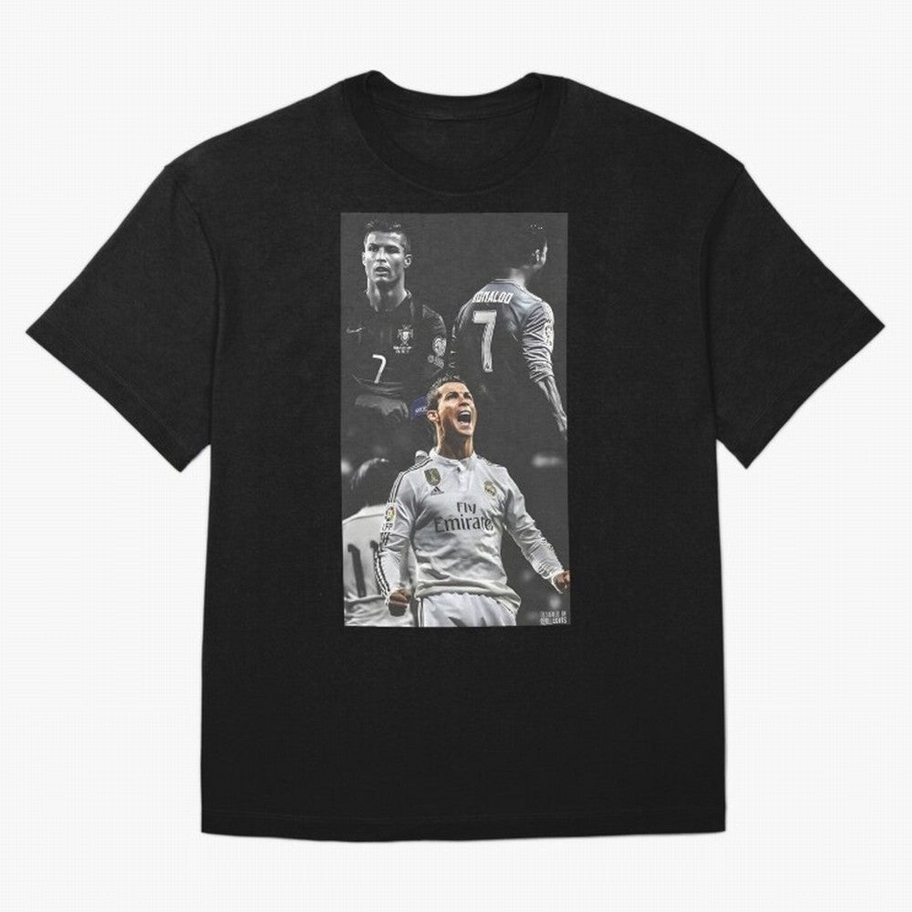 Cristiano Ronaldo CR7 Football Art Poster Oversized T-Shirt Make Your Look Match FIFA World Cup 2026 Group Stage Inspired by Mbappe and Neymar, Argentina and Brazil Energy, Soccer Culture, Superstar Moments, National Team Dreams and Competitive