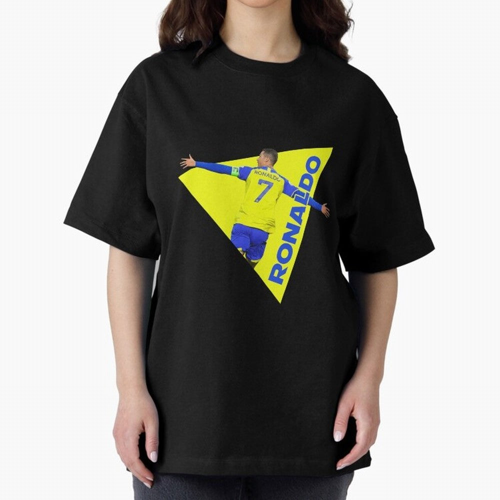 Cristiano Ronaldo Oversized T-Shirt Mark FIFA World Cup 2026 for Fans of Messi, Neymar and Mbappe and Spain and Netherlands, Bringing Global Supporter Spirit, Legendary Goals, National Colors and Tournament Celebration; Perfect for Fans,