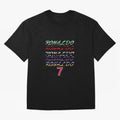 LOVE CR7 RONALDO - ALL CAREER Oversized T-Shirt Enjoy FIFA World Cup 2026 Group Stage Spirit, Filled with Argentina and Brazil, Cristiano Ronaldo, Match Day Excitement, Supporter Culture, Golden Goals and Global Football Passion; Great for