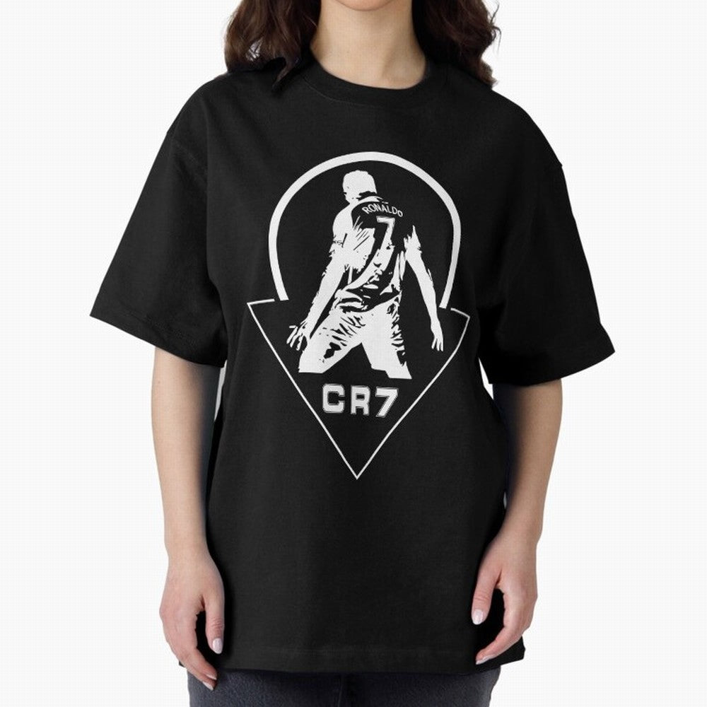 C R 7 Oversized T-Shirt Bring World Football Passion into Match Day Hype around FIFA World Cup 2026 USA Canada Mexico, Cristiano Ronaldo, Haaland and CR7, France, Vintage Soccer Flavor, Modern Football Stars, National Flags and Final Night Emotion;