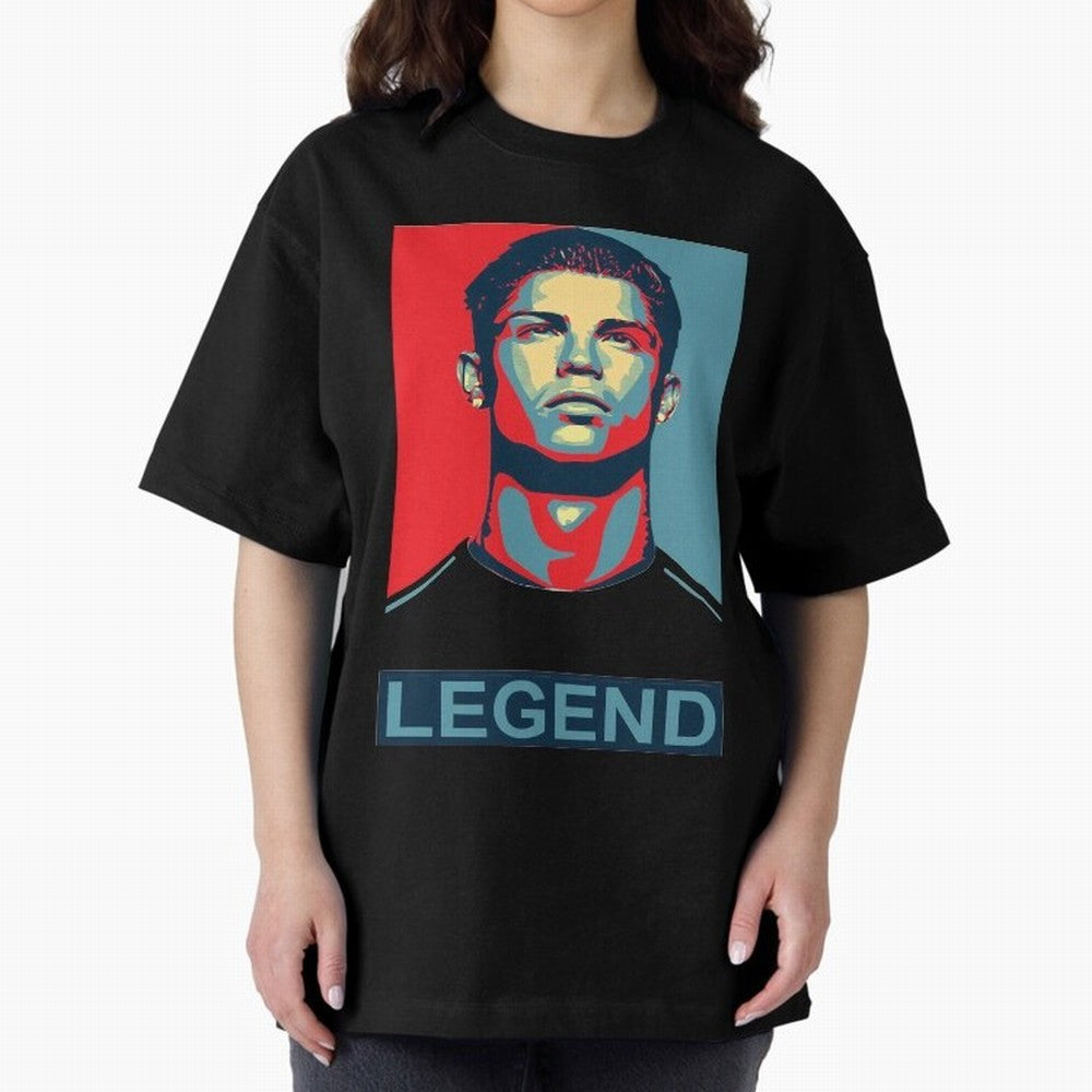 cristiano ronaldo legend Oversized T-Shirt Carry National Pride through the FIFA World Cup 2026 USA Canada Mexico Journey through Mbappe Highlights, Argentina Pride, Global Supporter Spirit, Legendary Goals, National Colors and Tournament