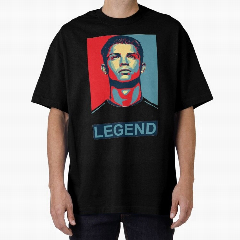 cristiano ronaldo legend Oversized T-Shirt Carry National Pride through the FIFA World Cup 2026 USA Canada Mexico Journey through Mbappe Highlights, Argentina Pride, Global Supporter Spirit, Legendary Goals, National Colors and Tournament
