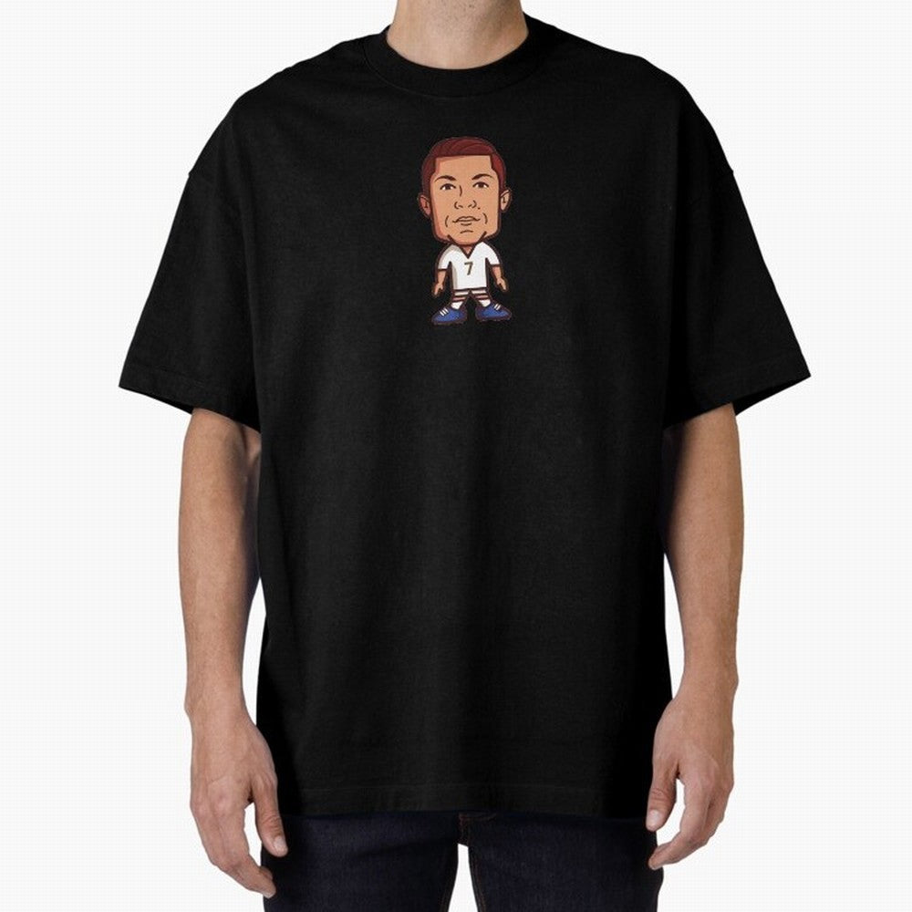 Cr7 Cristiano Ronaldo Oversized T-Shirt Celebrate Unforgettable Nights in Global Football Passion for FIFA World Cup 2026, Filled with Neymar, Haaland and Cristiano Ronaldo, Argentina, France and Brazil, Champion Mindset, Group Stage Buzz, Knockout