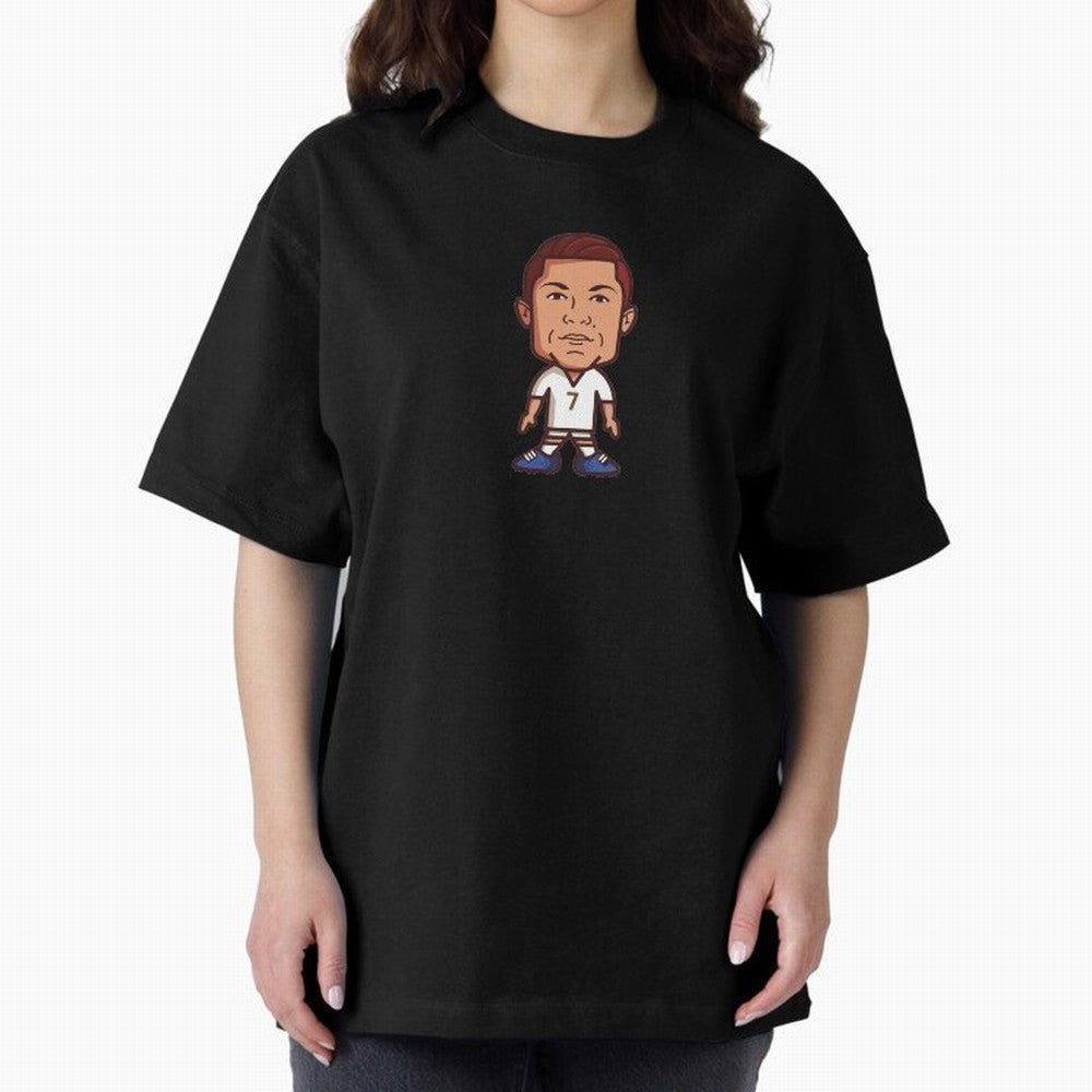 Cr7 Cristiano Ronaldo Oversized T-Shirt Celebrate Unforgettable Nights in Global Football Passion for FIFA World Cup 2026, Filled with Neymar, Haaland and Cristiano Ronaldo, Argentina, France and Brazil, Champion Mindset, Group Stage Buzz, Knockout