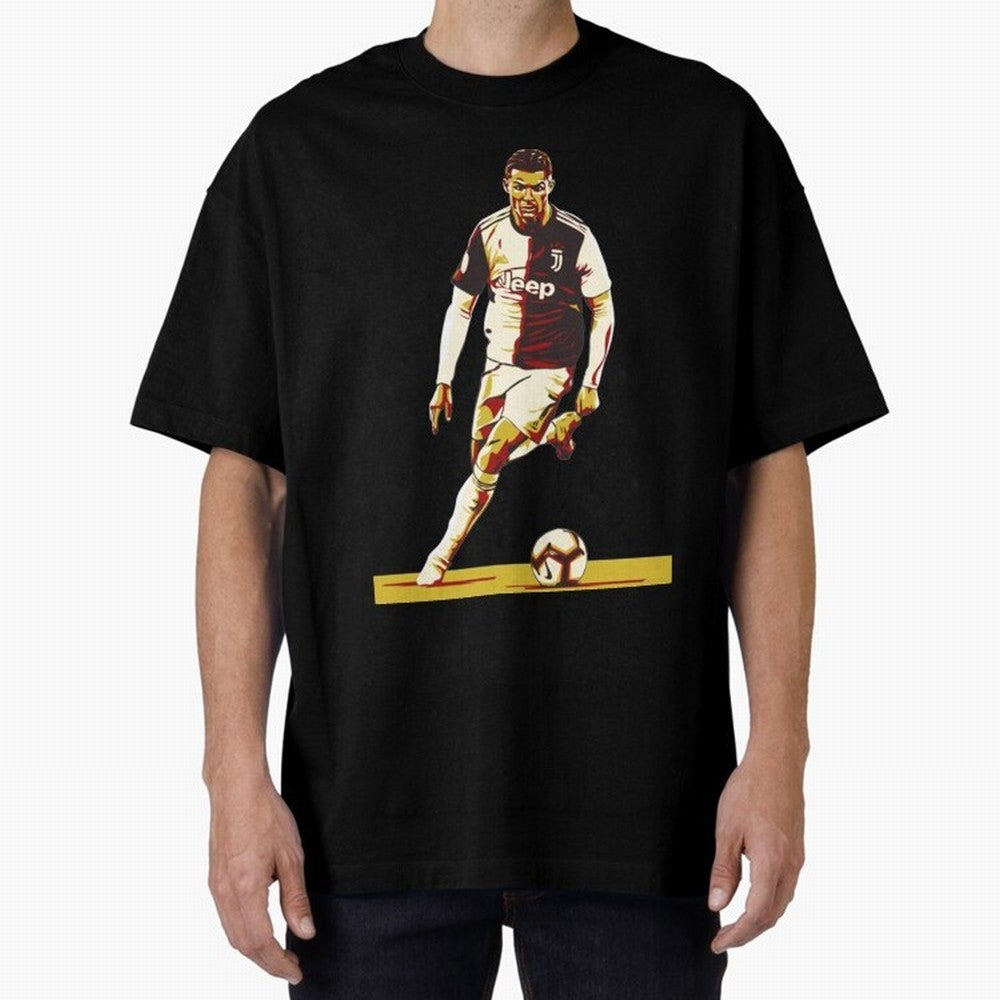 Cristiano Ronaldo Ronaldo Oversized T-Shirt Keep Football History Alive during Global Football Passion for FIFA World Cup 2026 Group Stage, Built around Messi, Neymar and Mbappe, Netherlands, Supporter Pride, Iconic Celebrations, Legendary Names