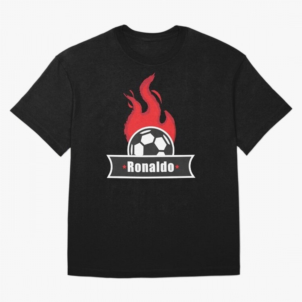 Football Player Design Oversized T-Shirt Join FIFA World Cup 2026 USA Canada Mexico Inspired by Cristiano Ronaldo, France and Portugal Energy, Tournament Hype, Historic Matchups, Family Viewing Parties and Global Sports Pride; Perfect for Fans,