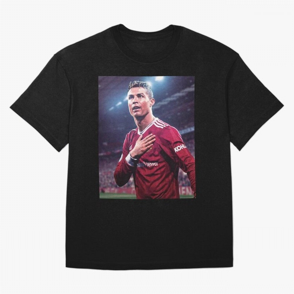 Cristiano Ronaldo New Oversized T-Shirt Stand Out with Spirit from FIFA World Cup 2026 USA Canada Mexico for Fans of CR7 and England and Germany, Bringing Football Passion, Legendary Performances, Festival Vibes and Supporter Community; Great for