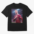 Cristiano Ronaldo New Oversized T-Shirt Stand Out with Spirit from FIFA World Cup 2026 USA Canada Mexico for Fans of CR7 and England and Germany, Bringing Football Passion, Legendary Performances, Festival Vibes and Supporter Community; Great for