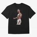 Cristiano Ronaldo - Celebration - CR7 - Black Oversized T-Shirt Celebrate the FIFA World Cup 2026 Journey through Messi, CR7 and Mbappe Highlights, Germany Pride, Supporter Pride, Iconic Celebrations, Legendary Names and Global Match Day Energy;