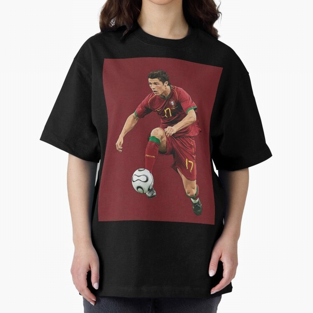 Ronaldo Oversized T-Shirt Honor FIFA World Cup 2026 Spirit, with England, CR7, Stadium Memories, Football Loyalty, International Chants and Championship Tradition; Ideal for Fans Who Follow Messi, Cristiano Ronaldo, CR7, Mbappe, Neymar and Haaland