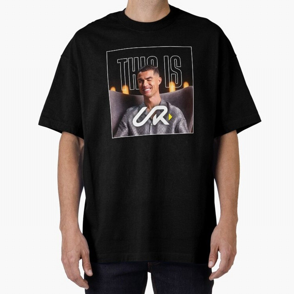 UR Cristiano Yt Oversized T-Shirt Support Iconic Players in FIFA World Cup 2026 for Fans of Cristiano Ronaldo and England and Germany, Bringing Global Supporter Spirit, Legendary Goals, National Colors and Tournament Celebration; Made for