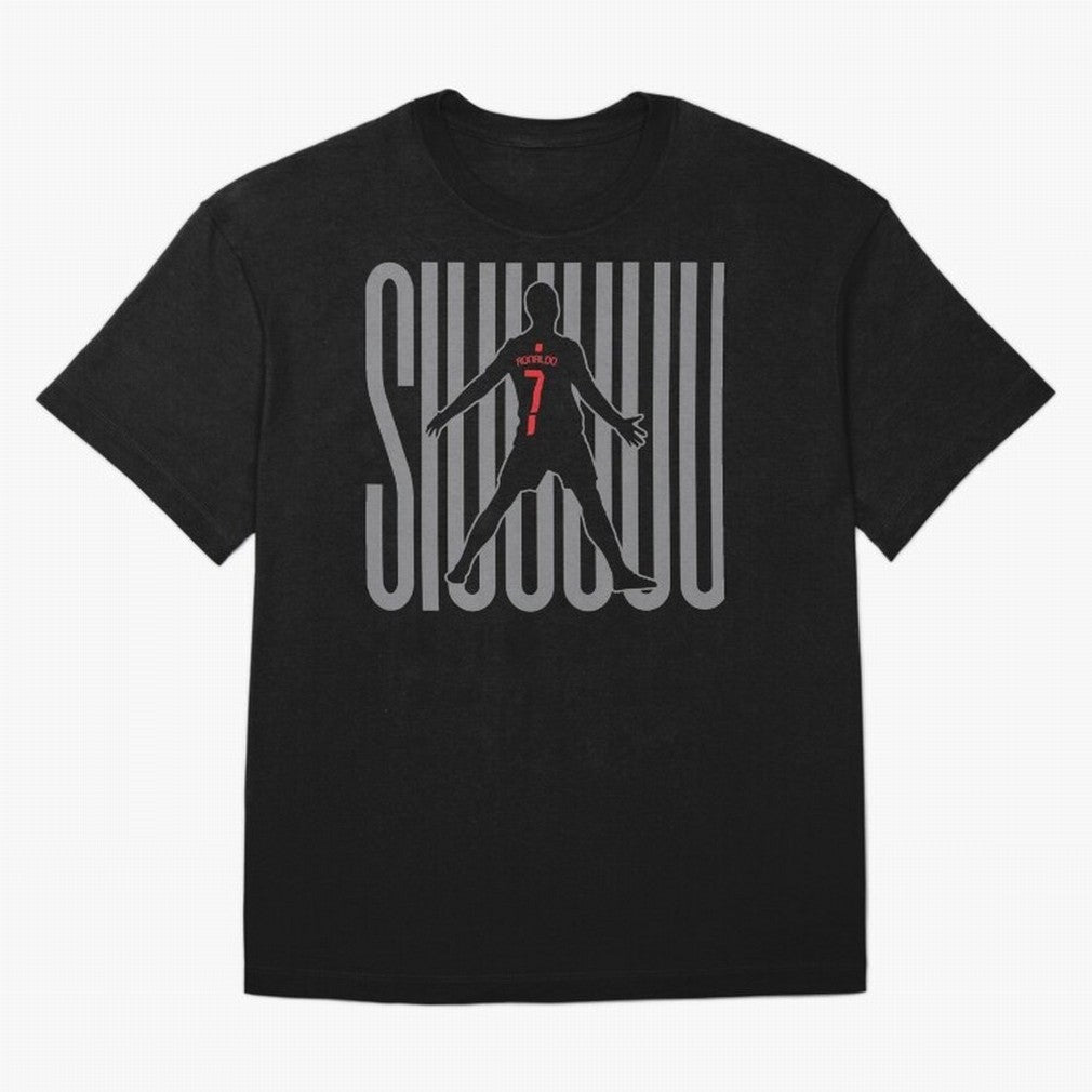 Siuuuuu Cristiano Ronaldo Oversized T-Shirt Feel the Heartbeat of FIFA World Cup 2026 for Fans of Cristiano Ronaldo, Haaland and CR7 and Argentina, France and Brazil, Bringing Match Day Excitement, Supporter Culture, Golden Goals and Global