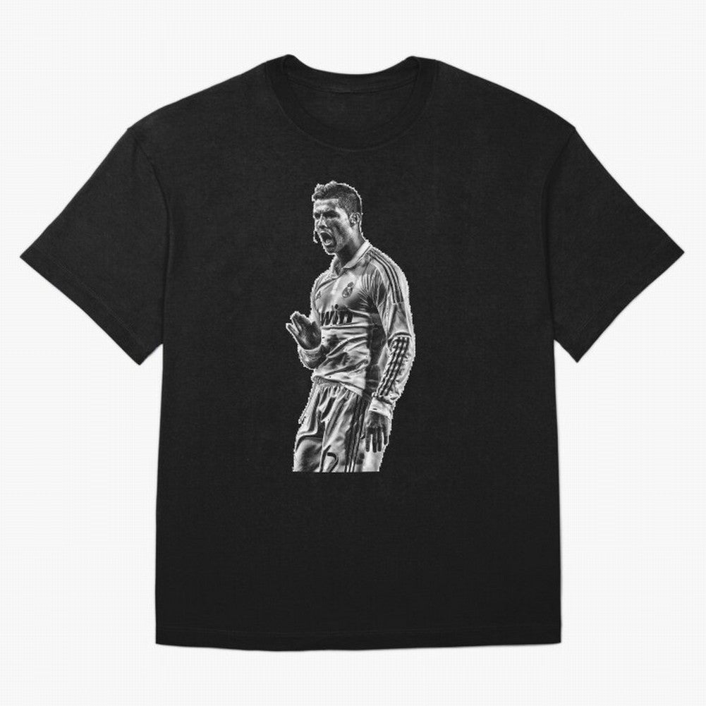 Cristiano Ronaldo Calma Oversized T-Shirt Support Global Football Passion for FIFA World Cup 2026, Highlighting CR7, Argentina, France and Brazil, Champion Mindset, Group Stage Buzz, Knockout Tension and Passionate Fan Culture; Ideal for Passionate