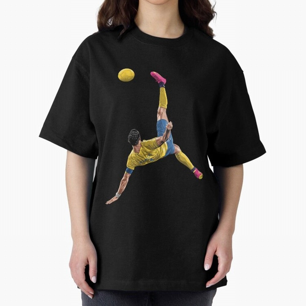 CRISTIANO RONALDO BICYCLE KICK GOAL AL NASSR Classic Oversized T-Shirt Bring World Football Passion into Match Day Hype around FIFA World Cup 2026, Mbappe and Neymar, Spain, Game Day Rituals, Football Legends, Country Pride and the Road to the