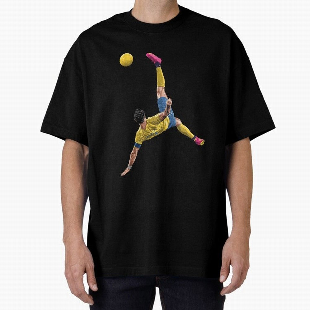 CRISTIANO RONALDO BICYCLE KICK GOAL AL NASSR Classic Oversized T-Shirt Bring World Football Passion into Match Day Hype around FIFA World Cup 2026, Mbappe and Neymar, Spain, Game Day Rituals, Football Legends, Country Pride and the Road to the