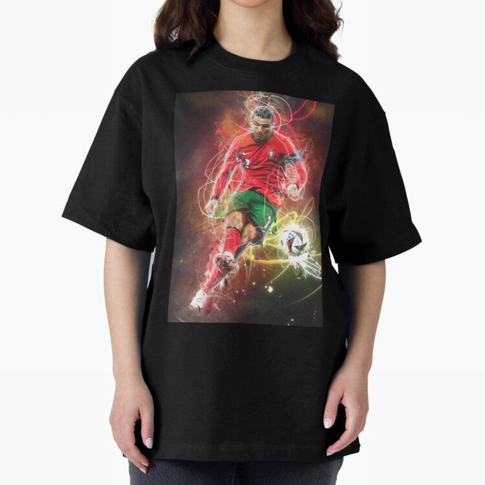 Cristiano Ronaldo Oversized T-Shirt Show Passion for the Stars of the FIFA World Cup 2026 Journey through Messi Highlights, Argentina Pride, Match Day Excitement, Supporter Culture, Golden Goals and Global Football Passion; Perfect for People Who
