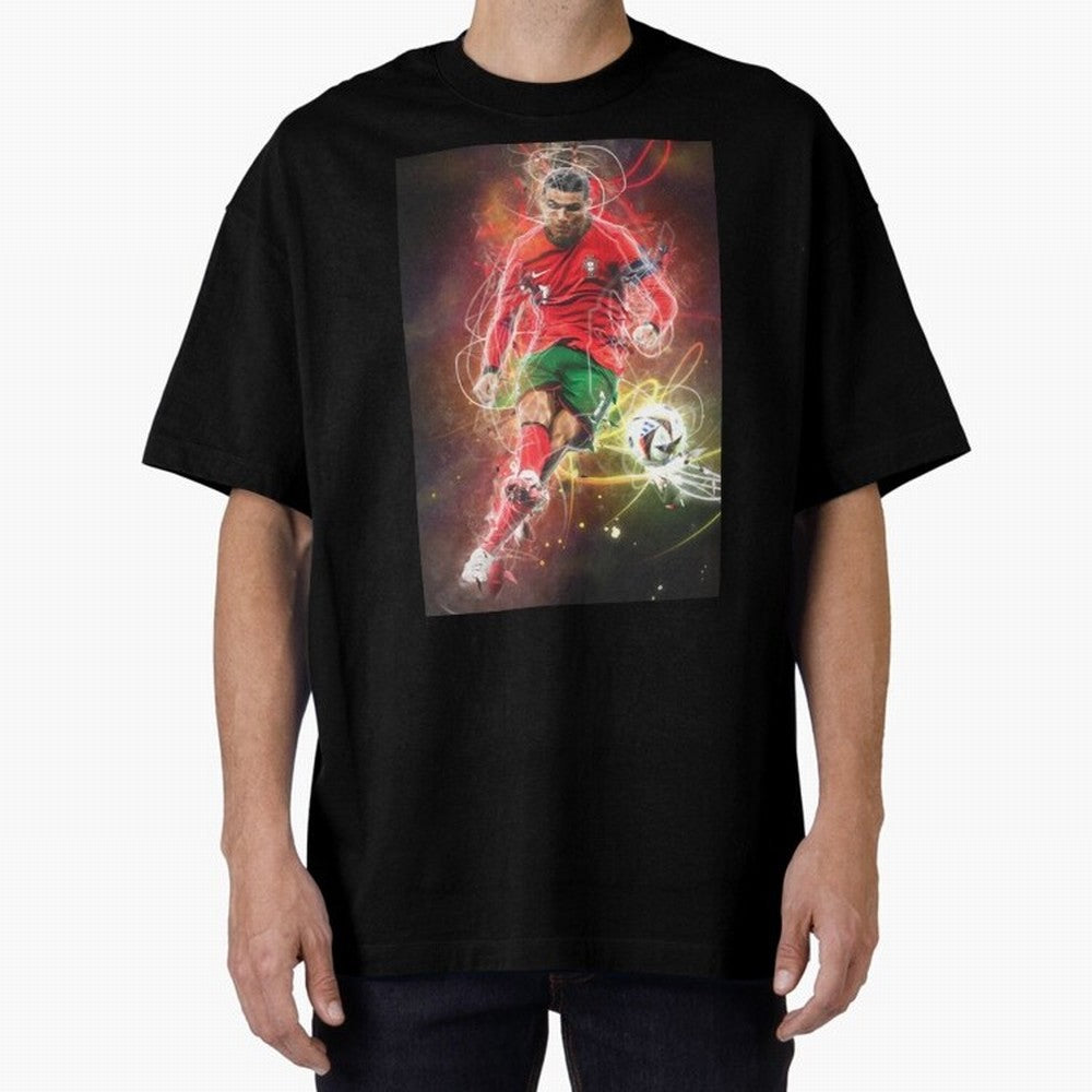 Cristiano Ronaldo Oversized T-Shirt Show Passion for the Stars of the FIFA World Cup 2026 Journey through Messi Highlights, Argentina Pride, Match Day Excitement, Supporter Culture, Golden Goals and Global Football Passion; Perfect for People Who