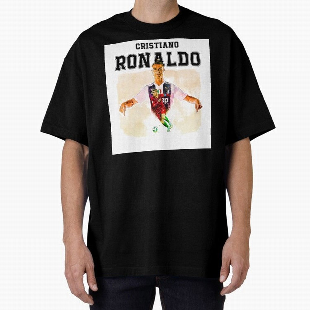 Cristiano Ronaldo 7 Oversized T-Shirt Honor the Beautiful Game during the FIFA World Cup 2026 Journey through CR7 and Messi Highlights, England and Germany Pride, Stadium Chants, National Pride, Trophy Dreams and Unforgettable Football Memories;